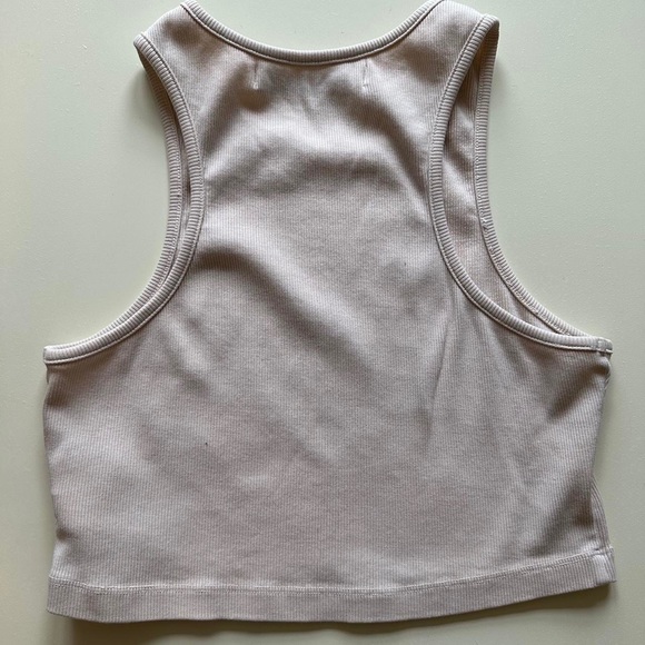 Foundationals Classic Cropped Tank in buttercream - Picture 4 of 4